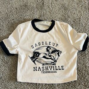 Nashville cowgirl graphic tee